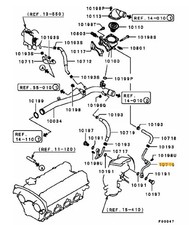 Turbo Water Return Pipe Evo 9