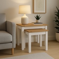 Nest of Tables White Solid