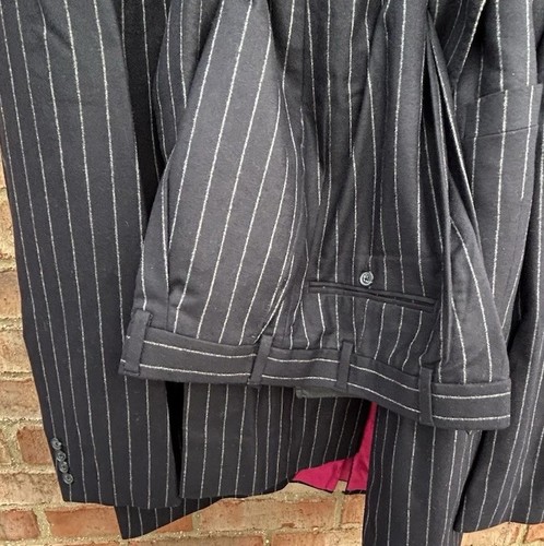 Crombie men suit pinstripe - men's,