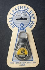 VAUXHALL CARLTON GENERAL MOTORS LUTON GRIFFIN CAR LEATHER KEYRING KEY FOB NOS