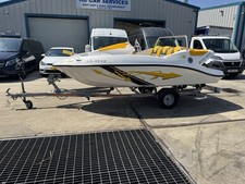 SAPPHIRE MARINE X JET 140 BOYS TOYS BOAT - AE-8349 AND TRAILER