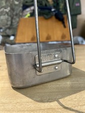 British Army 1945 Single Mess Tin Vintage WW2 Military Surplus #2