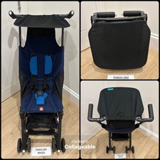 GB Pockit Holiday Cabin Sized Stroller Buggy. 💙Seaport-Blue💙