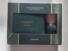 M&S Woodspice Shaving Soap & Brush 100g ULTRA RARE DISCONTINUED OOP