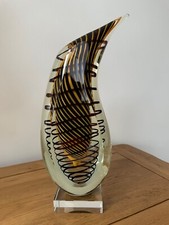 Art Glass Tear Drop Vase