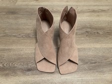 Next Beige Faux Suede Thick