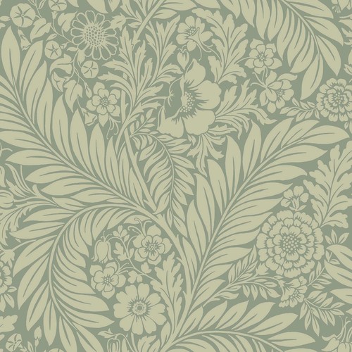 Victorian leaf wallpaper - victorian,