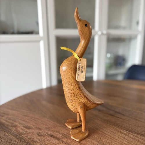 Dcuk wooden duck ornament - wooden,
