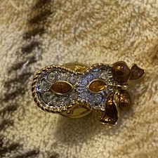 Genuine SWAROVSKI EVENT PIN / BROOCH 1999 PIERROT MASK - RETIRED RARE NEW