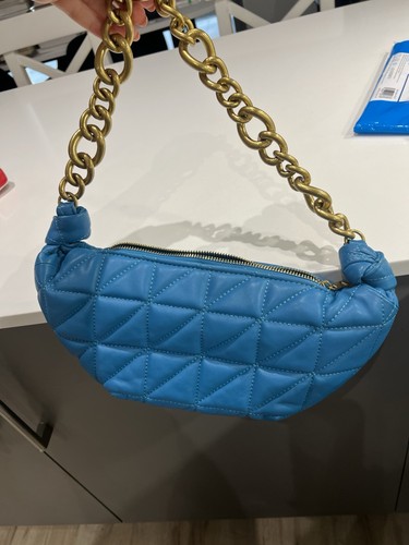 Zara women blue quilted - zara,