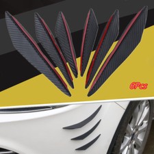 6x Car Carbon Fiber Front