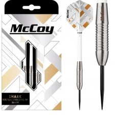 McCOY SHARK  90% Tungsten Darts Set, Natural Tungsten, 24 Gram