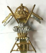 12th Lancers Cap Badge Kings