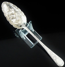 Scottish Provincial Large Silver Berry Spoon, James Erskine, ABERDEEN c.1800
