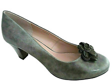 LOTUS PEWTER HEELS COURT SHOES LADIES WOMENS UK 7 - EUR 40
