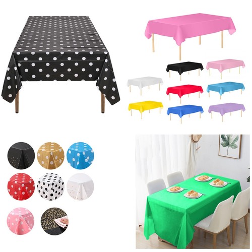 Plastic table cloth covers - cloth,