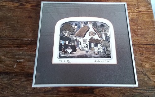 Graham clarke framed signed - ,