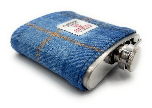 Harris tweed hip flask - harris,