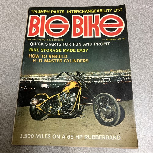 Big bike dec 1972 triumph - big, dec/1972/triumph