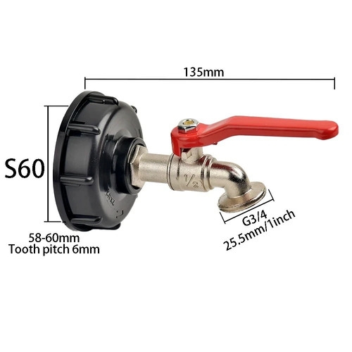 Ibc tank tap - tank, adapter