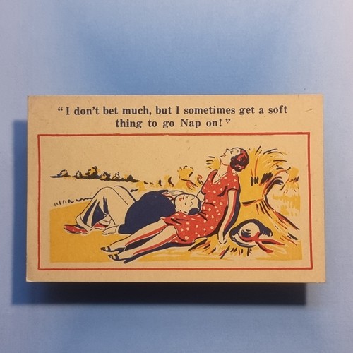 Comic postcard c1950 - postcard,