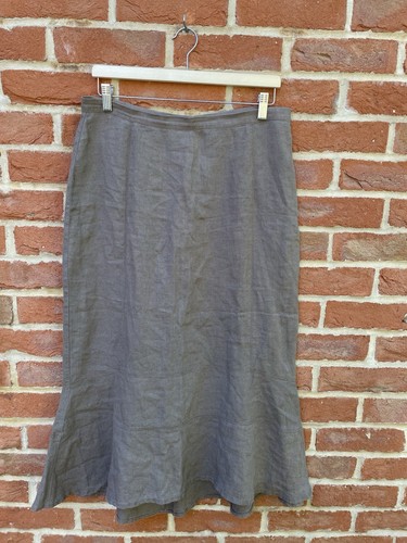 Jigsaw 100 irish linen midi - jigsaw,