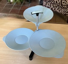 Unique And Unusual Vintage 3 Tier Cake Stand In Art Deco Style By Quiklo.