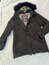 Superdry Microfibre Tall Parka – Women’s XL (Black)