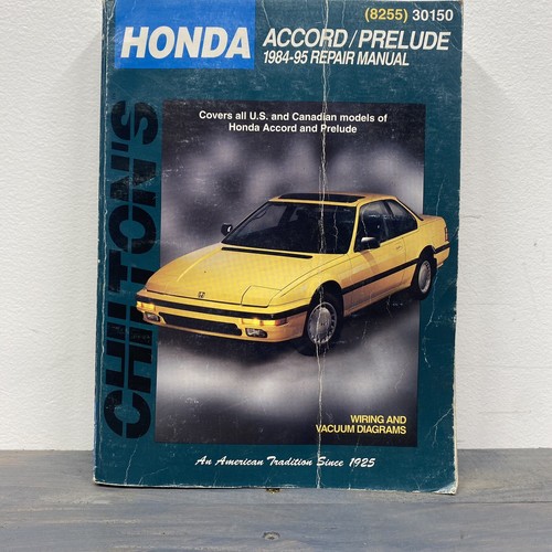 Honda accord 1984 1995 chilton - honda,