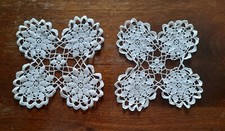 Two small Vintage Crochet Mats