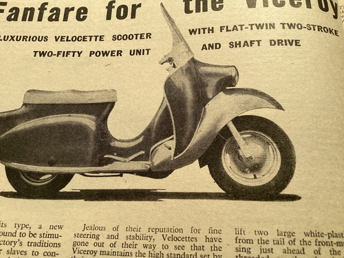 Velocette viceroy scooter - velocette,