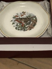 Palissy Royal Worcester Spode Robin Bird Trinket Dish Boxed 5 Inch Loved Ones 