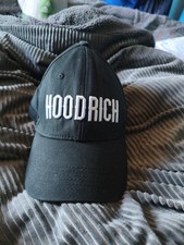 Hoodrich Black and White Logo Baseball Cap