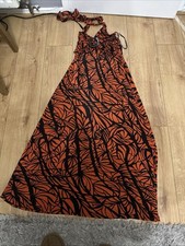 Julien Macdonald - Beautiful stripe Print Dress - Size 8