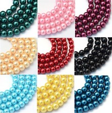 Glass Pearl Round Beads 3mm