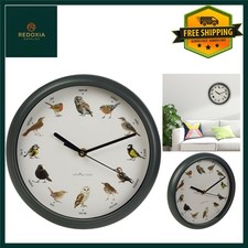Singing Bird Sound Wall Clock