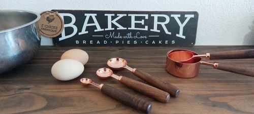 Small metal bakery sign - metal,