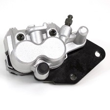 Rear Brake Caliper Silver Twin