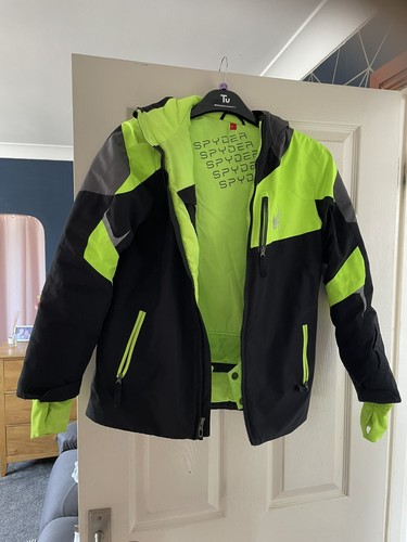 Spyder ski jacket neon green - jacket,