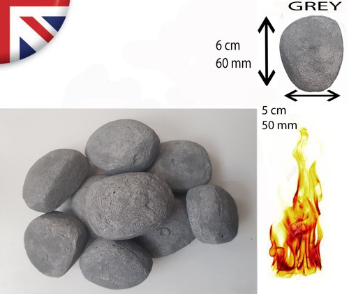 Grey pebbles for - grey, gas