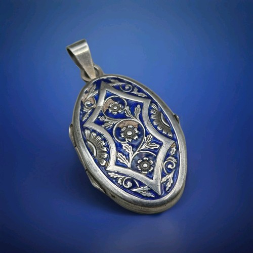 Vintage sterling silver blue - vintage,
