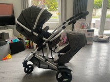 Hauck Double Pram - Space saving/Slimline
