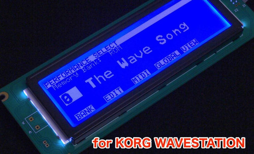 Korg wavestation blue led - korg,