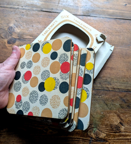 Vtg retro spotty - (w8),