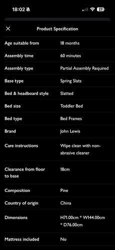 John lewis grey pine - lewis, toddler