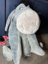 Disney Eeyore Large Plush Stuffed Toy Winnie The Pooh Soft Teddy Disney Store