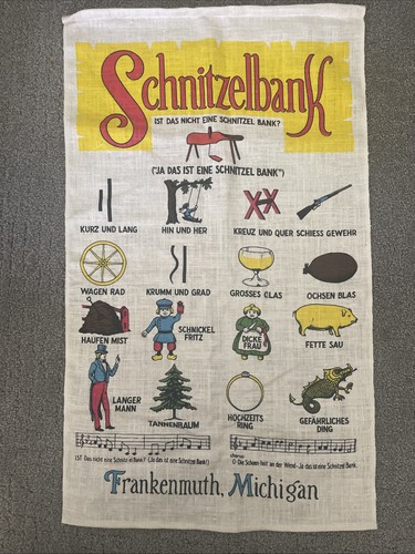 Schnitzelbank linen tea - schnitzelbank, towel