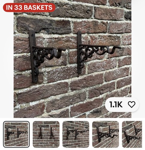 Hanging basket brackets - 2,