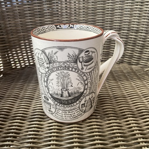 Antique pearlware farmers - pearlware, "farmers