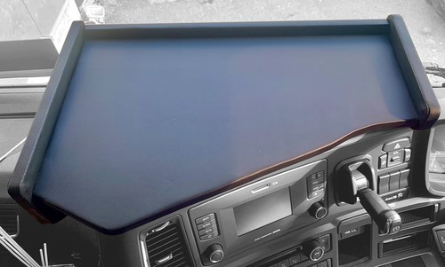 Black wooden center dashboard - wooden,